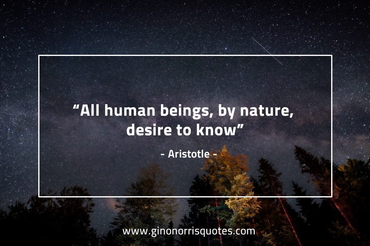 All human beings AristotleQuotes