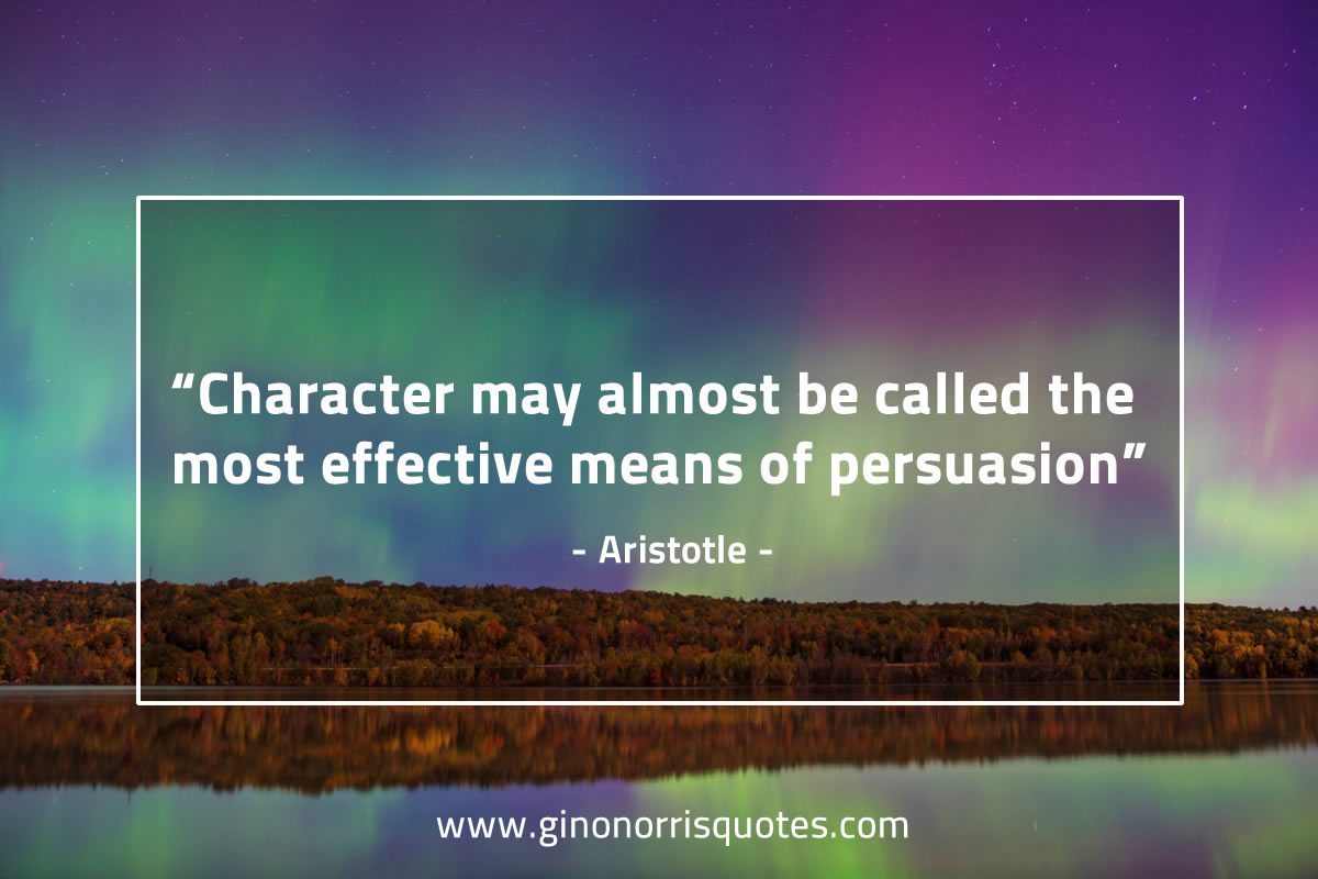 Character may almost be AristotleQuotes