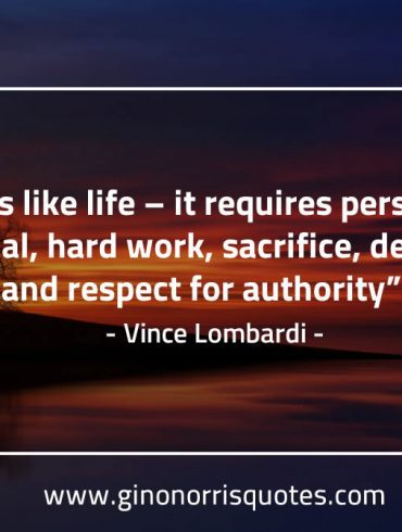 Football is like life LombardiQuotes