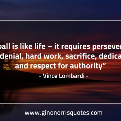 Football is like life LombardiQuotes