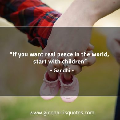 If you want real peace GandhiQuotes