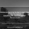 Infinite striving to be the best is man’s duty GandhiQuotes