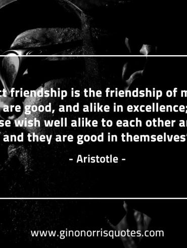 Perfect friendship AristotleQuotes