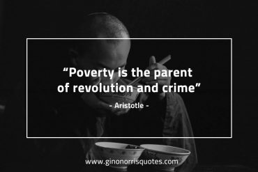 Poverty is the parent AristotleQuotes