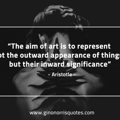 The aim of art AristotleQuotes