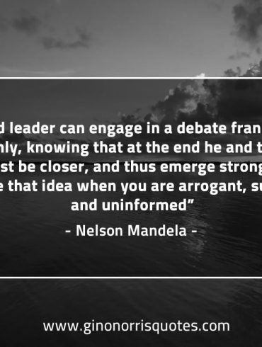 A good leader can engage MandelaQuotes