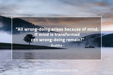 All wrong doing arises BuddhaQuotes