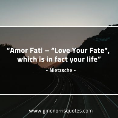 Amor Fati Love Your Fate NietzscheQuotes