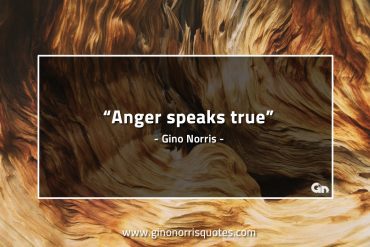 Anger speaks true GinoNorrisQuotes