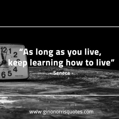 As long as you live SenecaQuotes