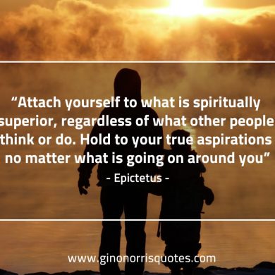 Attach yourself to what EpictetusQuotes