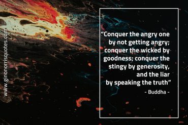 Conquer the angry one BuddhaQuotes