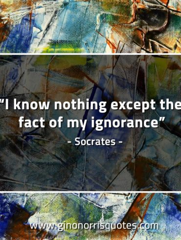 I know nothing except the fact SocratesQuotes