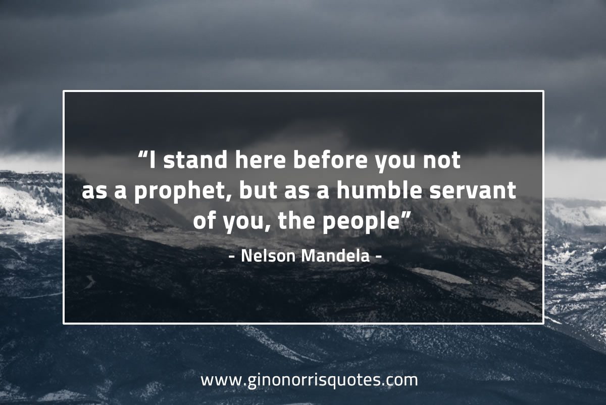 I stand here before you MandelaQuotes