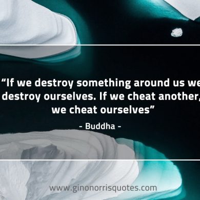 If we destroy something BuddhaQuotes