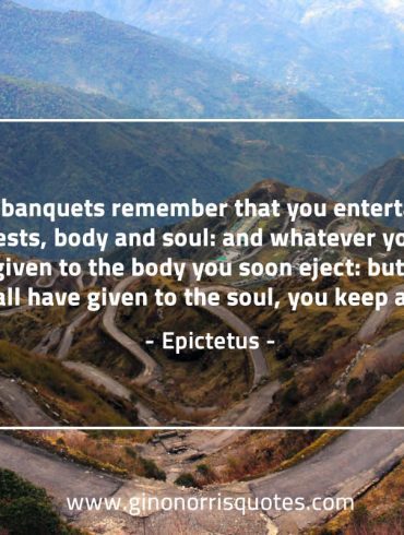 In banquets remember EpictetusQuotes