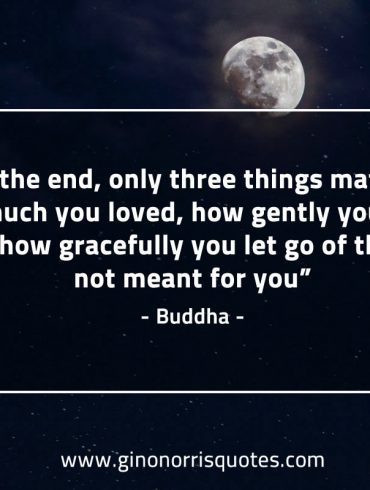 In the end BuddhaQuotes