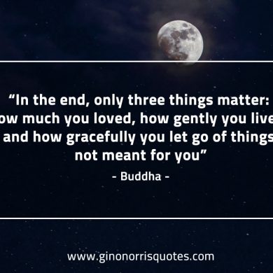 In the end BuddhaQuotes