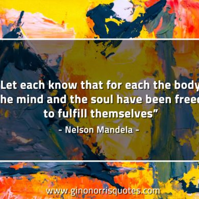 Let each know that for each MandelaQuotes