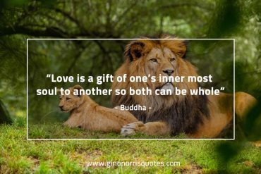 Love is a gift BuddhaQuotes