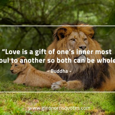 Love is a gift BuddhaQuotes