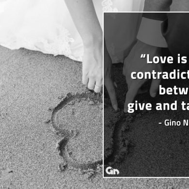 Love is the contradiction between GinoNorrisQuotes