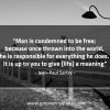 Man is condemned to be free SartreQuotes