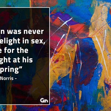 Man was never to delight in sex GinoNorrisQuotes