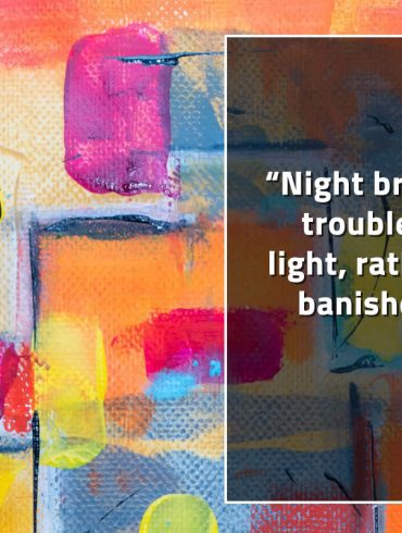 Night brings our troubles SenecaQuotes