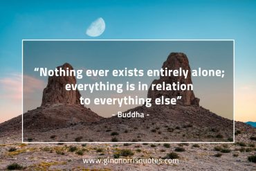 Nothing ever exists BuddhaQuotes