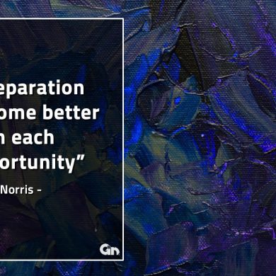 Preparation become better with each opportunity GinoNorrisQuotes