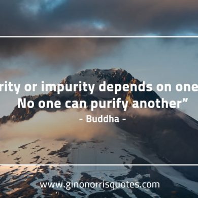 Purity or impurity BuddhaQuotes