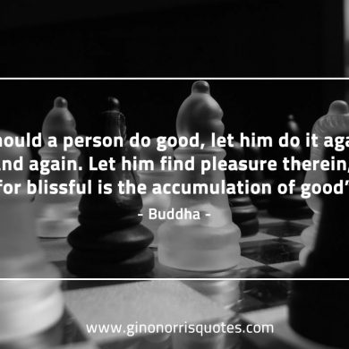 Should a person do good BuddhaQuotes