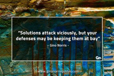 Solutions attack viciously GinoNorrisQuotes