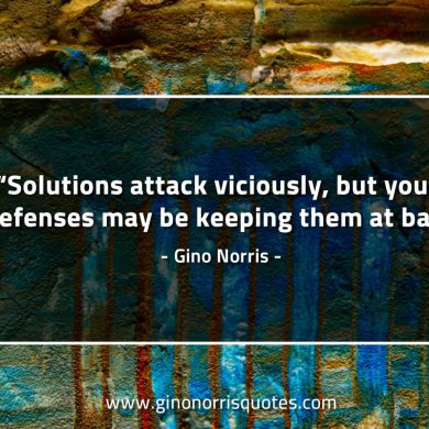 Solutions attack viciously GinoNorrisQuotes