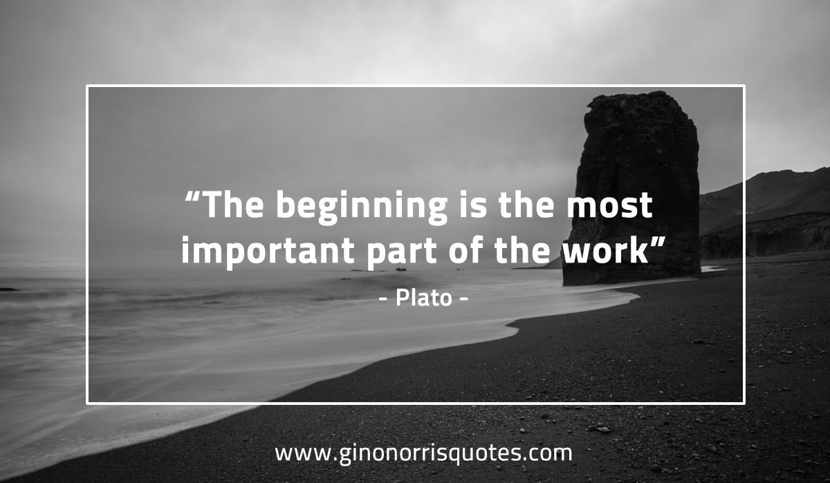 The beginning is the most important PlatoQuotes