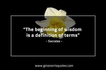 The beginning of wisdom SocratesQuotes