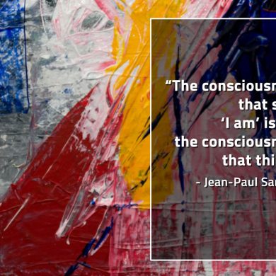 The consciousness that says SartreQuotes