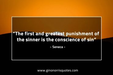 The first and greatest punishment SenecaQuotes