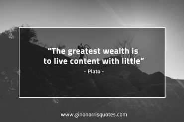 The greatest wealth PlatoQuotes