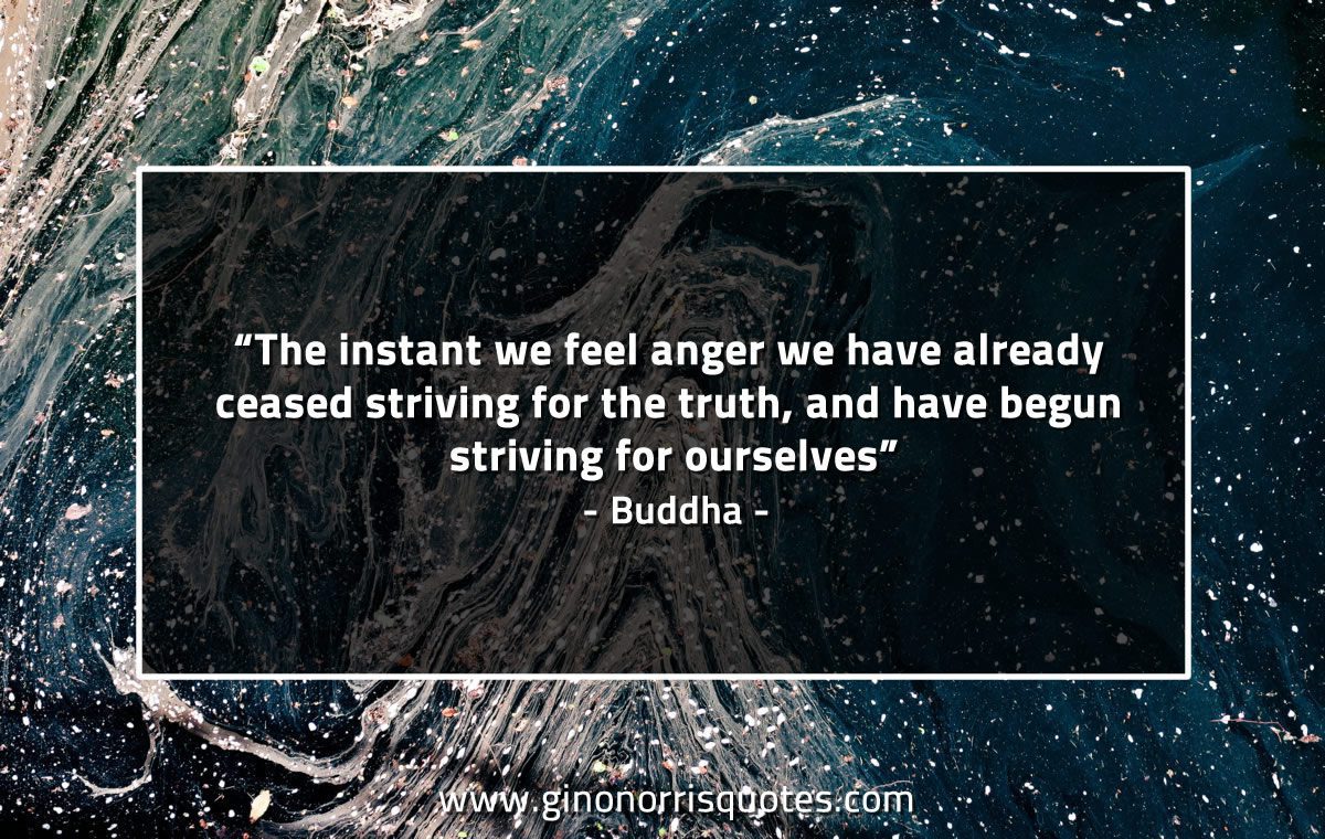 The instant we feel anger BuddhaQuotes