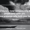 The key is to keep company EpictetusQuote