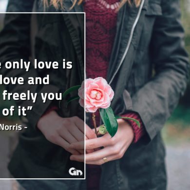 The only love is self love GinoNorrisQuotes