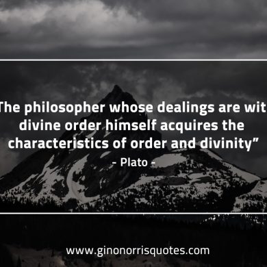 The philosopher whose dealings PlatoQuotes