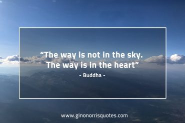 The way is not in the sky BuddhaQuotes