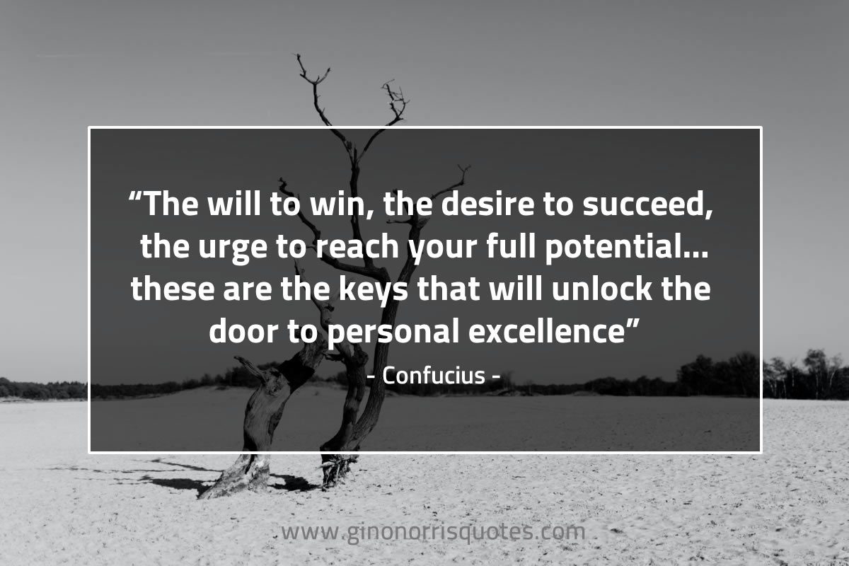 The will to win ConfuciusQuotes