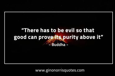 There has to be evil BuddhaQuotes