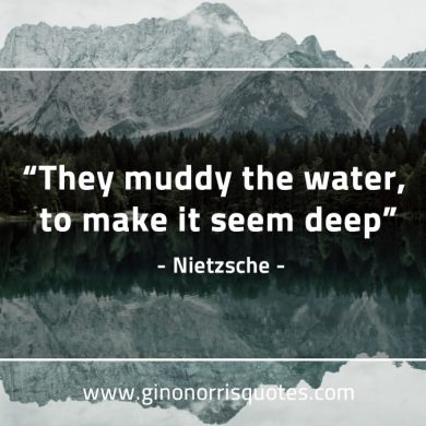 They muddy the water NietzscheQuotes