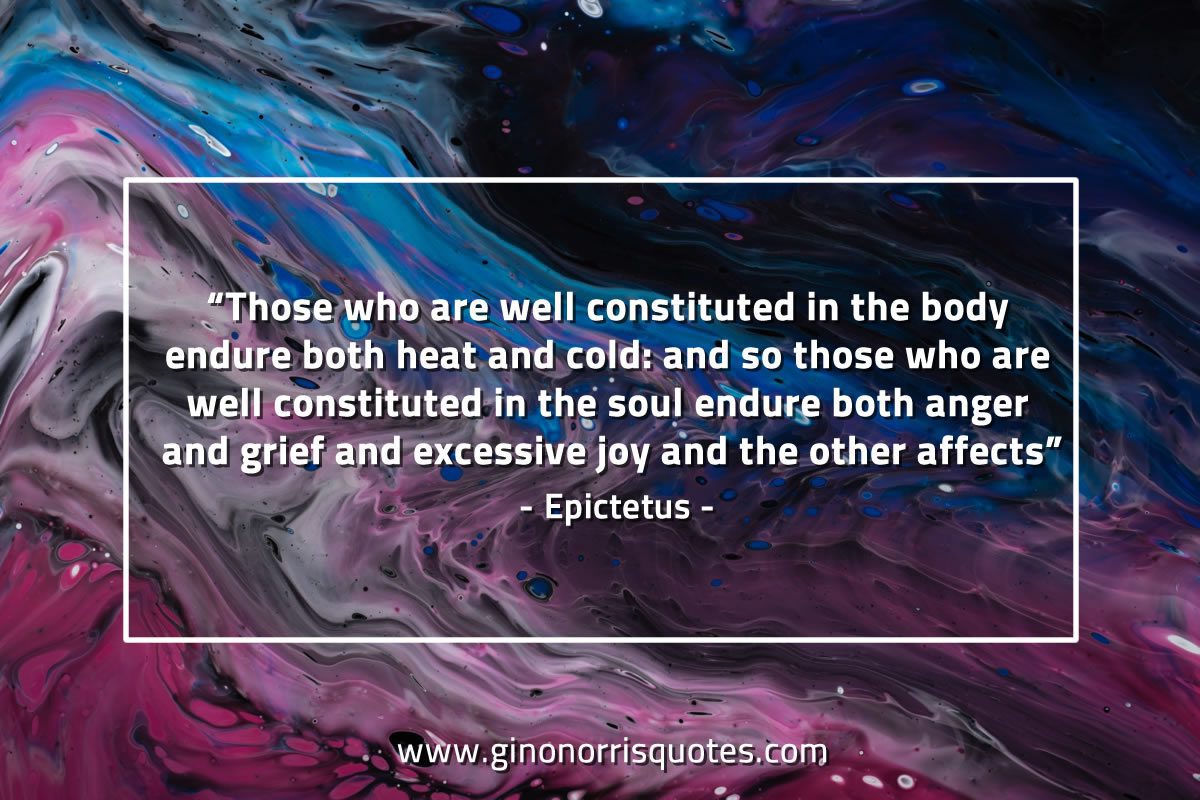 Those who are well constituted EpictetusQuotes