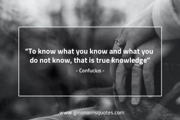 To know what you know ConfuciusQuotes